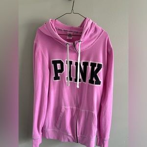 PINK victorias secret zip up sweatshirt